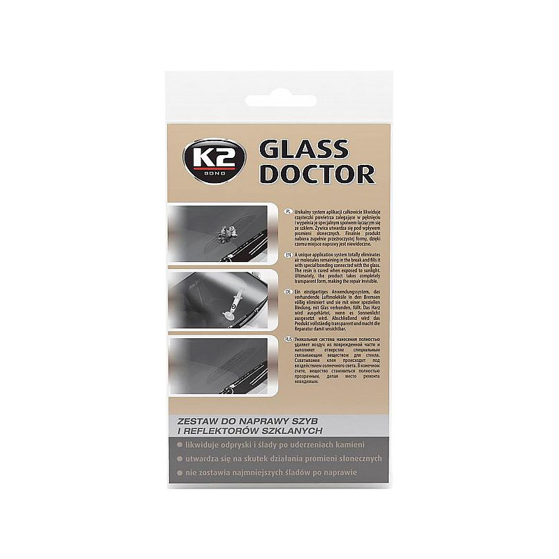 K2 GLASS DOCTOR TUULEKLAASI PARANDUSKOMPLEKT