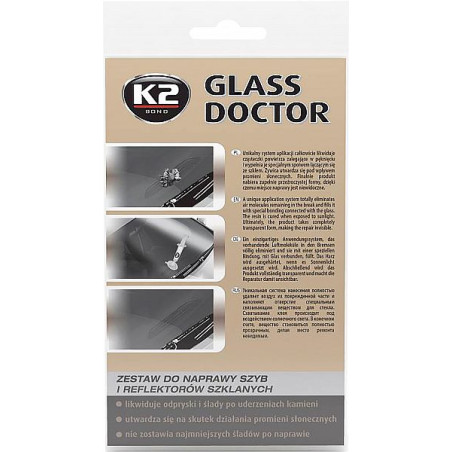 K2 GLASS DOCTOR TUULEKLAASI PARANDUSKOMPLEKT