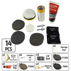 HEADLIGHT RESTORATION KIT TULEKLAASIDE/TULEDE TAASTAMISE TARVIKUD+PASTA JBM