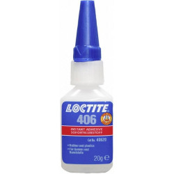 LOCTITE 406 KIIRLIIM PLASTILE JA KUMMILE 20G/PUDEL