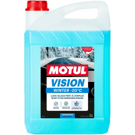 MOTUL VISION WINTER -20°C KLAASIPESU 5L (ETANOOL) TALVINE, VALAMISOTSIKUGA