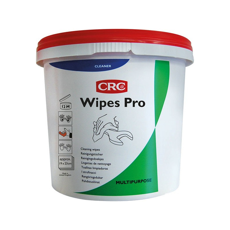 CRC WIPES PRO UNIVERSAALSED PUHASTUSLAPID 100TK/ÄMBER