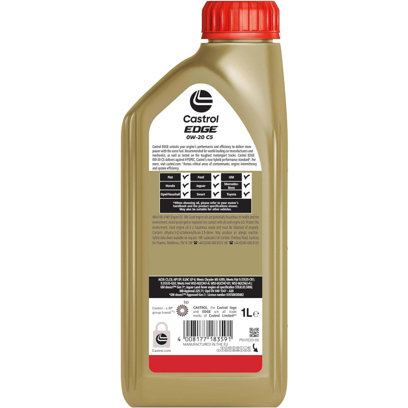 CASTROL EDGE 0W20 C5 1L