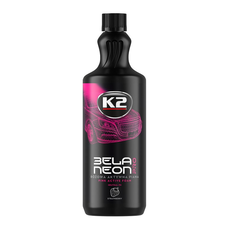 K2 BELA NEON PRO STRAWBERRY ROOSA AKTIIVVAHT 1L