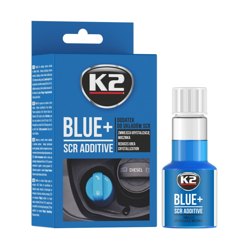 K2 BLUE+ ADBLUE KRISTALLISEERUMISVASTANE LISAND 50ML 20L-LE