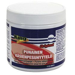 KÄTEPUHASTUSPASTA KING PUNANE 600ML