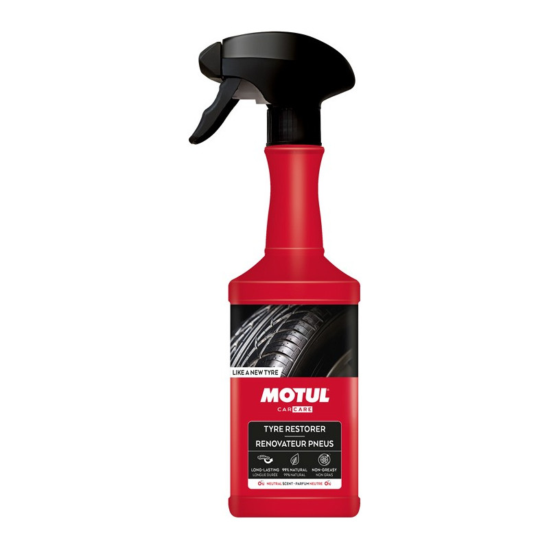MOTUL TYRE RESTORER REHVI HOOLDUS- JA PUHASTUSAINE / REHVILÄIGE 500ML/PIHUSTI (CARCARE) MOTUL TYRE RESTORER REHVI HOOLDUS- JA PUHASTUSAINE / REHVILÄIGE 500ML/PIHUSTI (CARCARE)