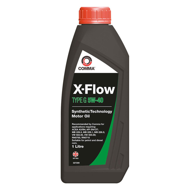 COMMA X-FLOW G 5W40 SYNT. 1L COMMA X-FLOW G 5W40 SYNT. 1L