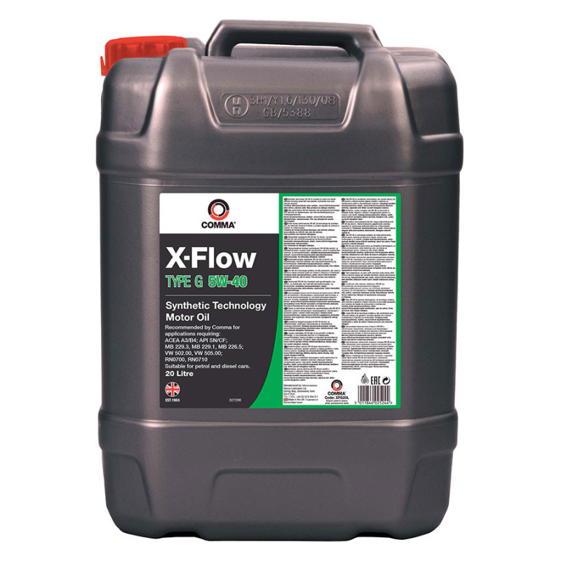 COMMA X-FLOW G 5W40 SYNT. 20L COMMA X-FLOW G 5W40 SYNT. 20L