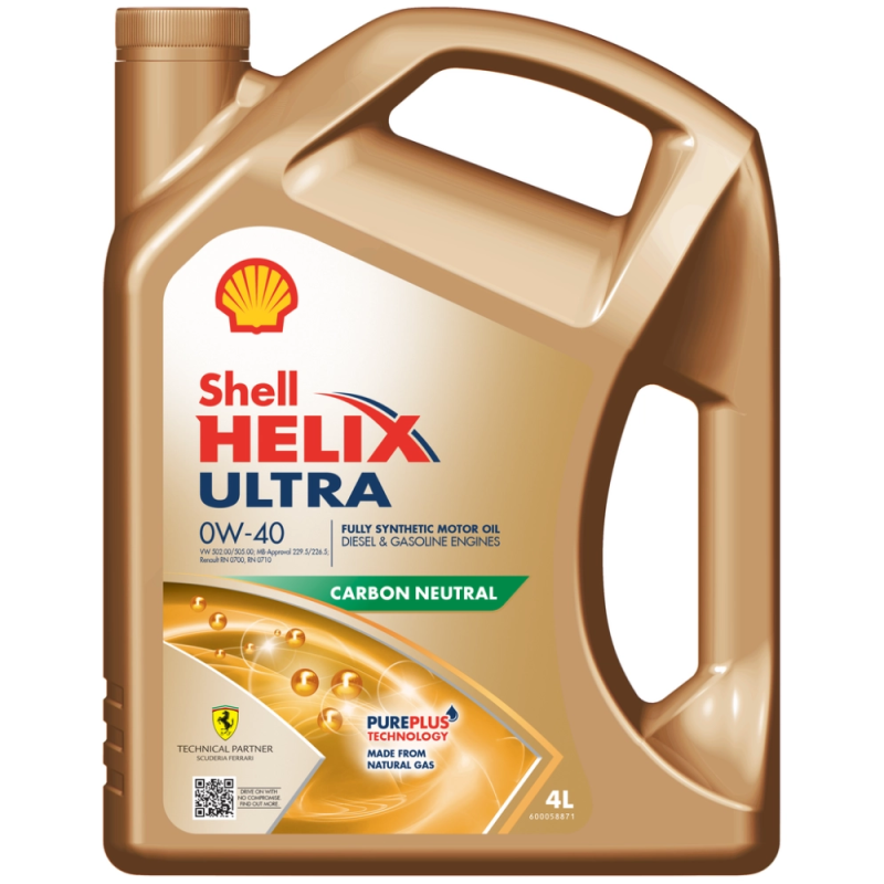 SHELL HELIX ULTRA 0W40 4L SHELL HELIX ULTRA 0W40 4L