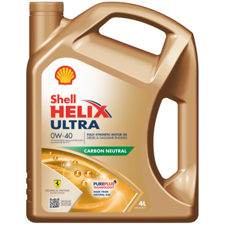 SHELL HELIX ULTRA 0W40 4L
