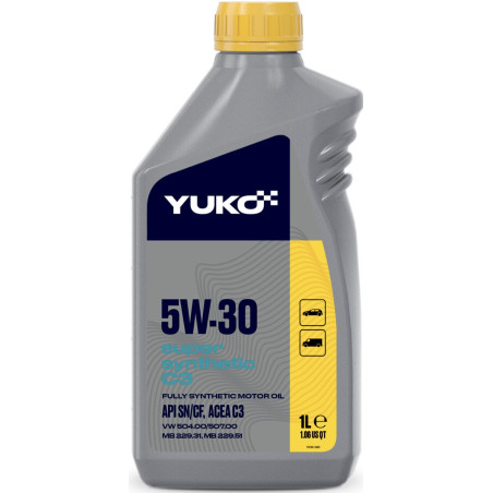 YUKO SUPER SYNTHETIC C3 5W30 1L