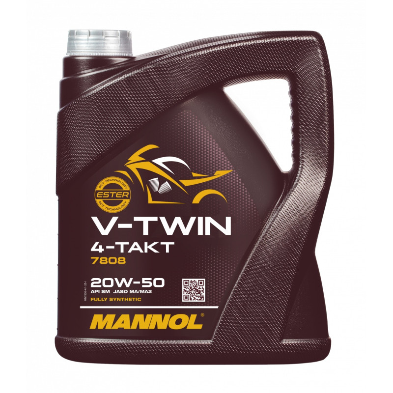 Mannol 7808 V-TWIN 4-Takt 20W50 4L Mannol 7808 V-TWIN 4-Takt 20W50 4L