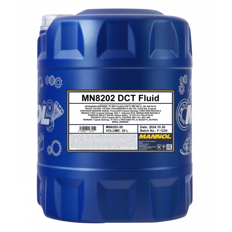 Mannol 8202 DCT Fluid 20L Mannol 8202 DCT Fluid 20L