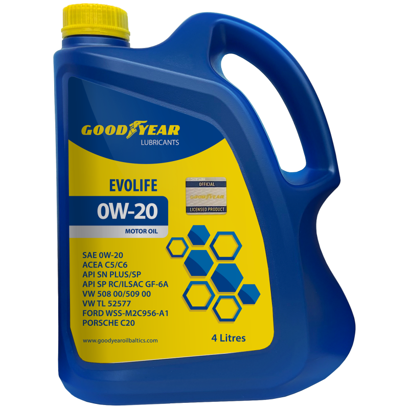 GOODYEAR EVOLIFE 0W20 4L GOODYEAR EVOLIFE 0W20 4L