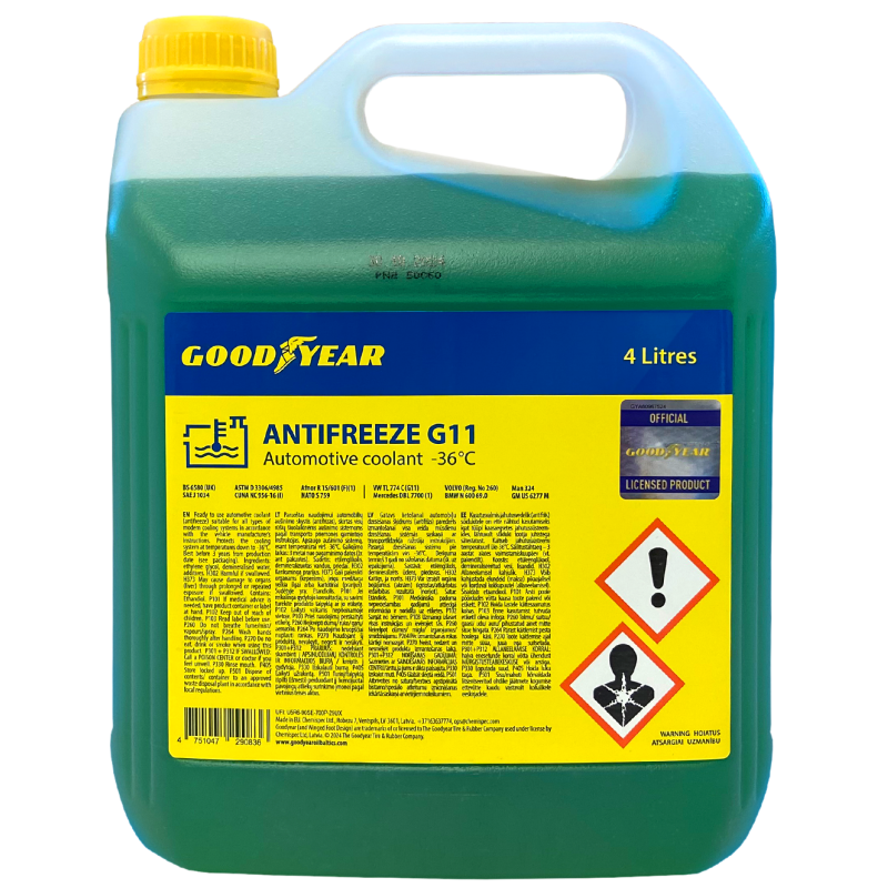 GOODYEAR ANTIFREEZE G11 -36C 4L