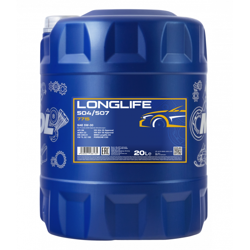 Mannol 7715 Longlife 504/507 5W30 20L