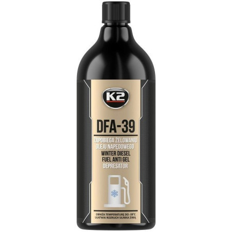 K2 DFA-39 ANTI-PARAFIN KÜLMAVOOLAVUSE PARENDI 1L