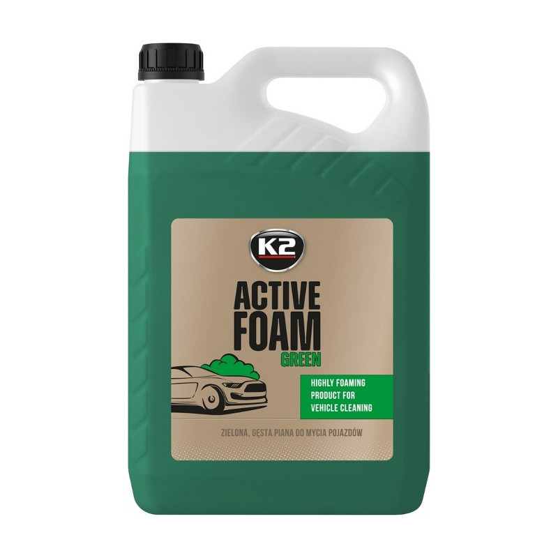 K2 ACTIVE FOAM GREEN KONTSENTREERITUD PUHASTUSVAHT/AKTIIVVAHT 5L