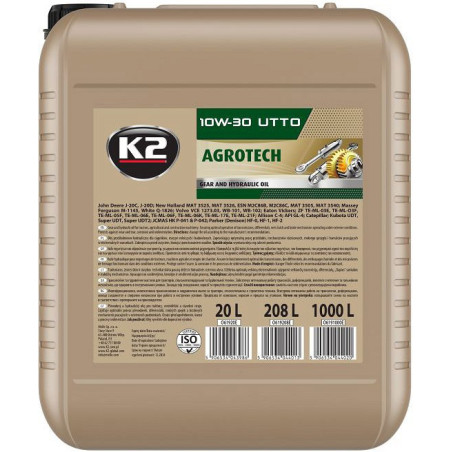 K2 AGROTECH UTTO 10W30 20L