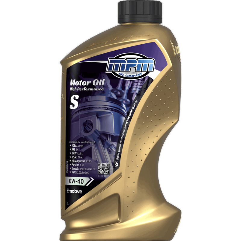 MPM Motor Oil High Performance S 0W40 1L