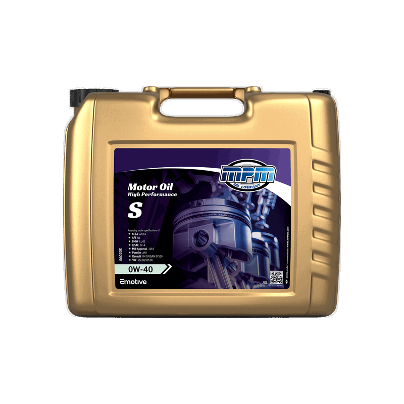 MPM Motor Oil High Performance S 0W40 20L
