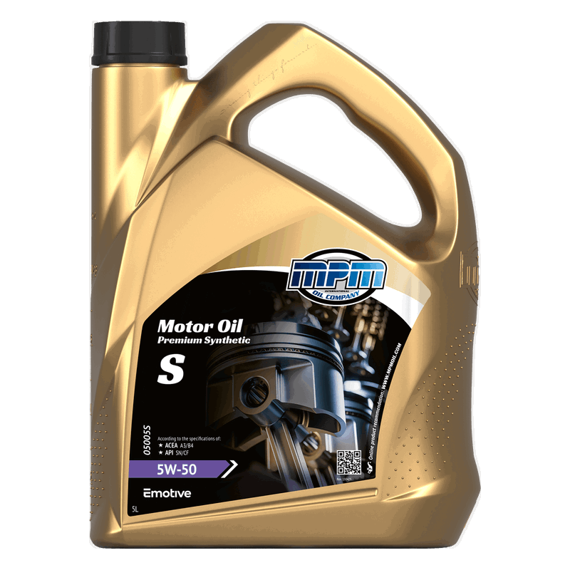 MPM Motor Oil Premium Synthetic S 5W50 5L