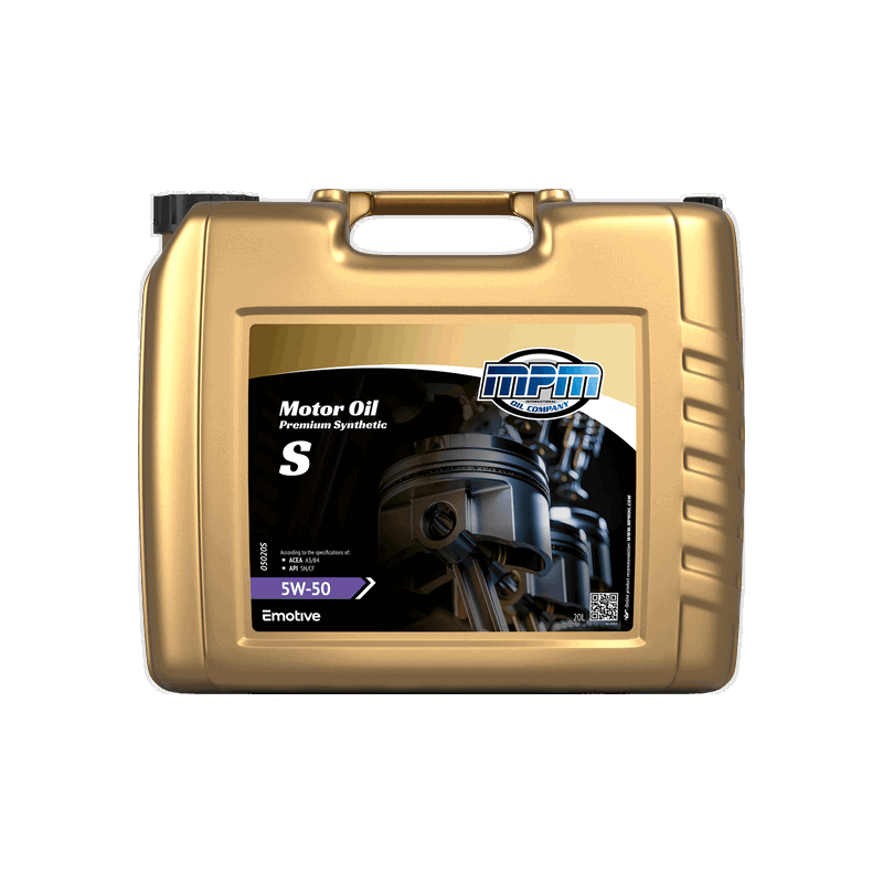 MPM Motor Oil Premium Synthetic S 5W50 20L