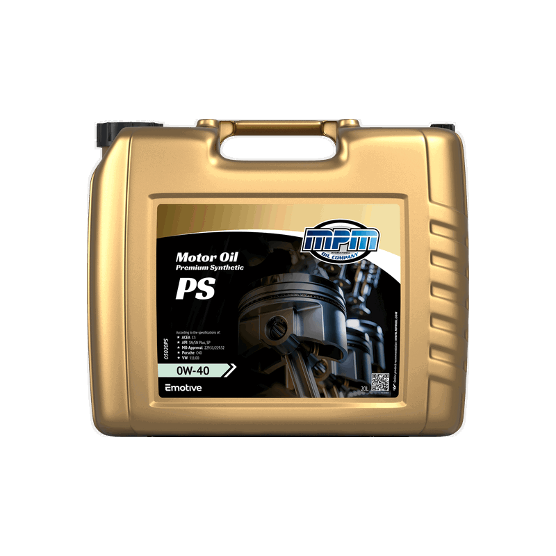 MPM Motor Oil Premium Synthetic PS 0W40 20L