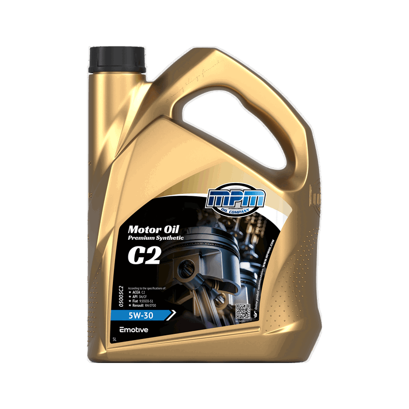 MPM Motor Oil Premium Synthetic C2 5W30 5L