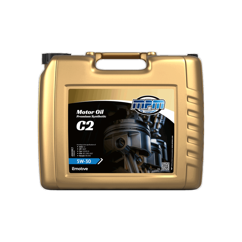 MPM Motor Oil Premium Synthetic C2 5W30 20L
