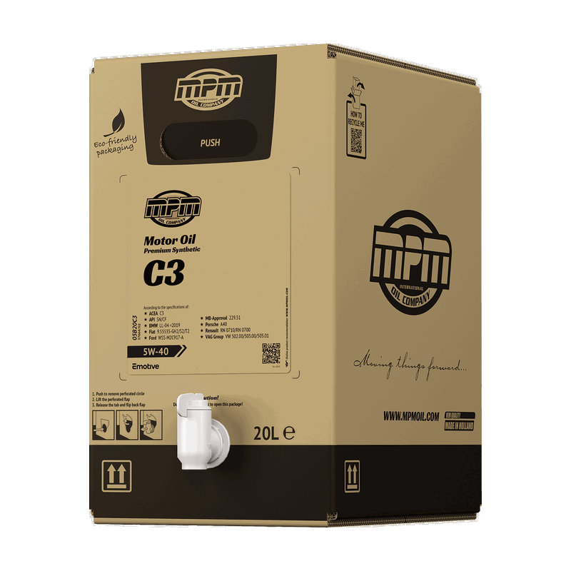 MPM Motor Oil Premium Synthetic C3 5W40 20L