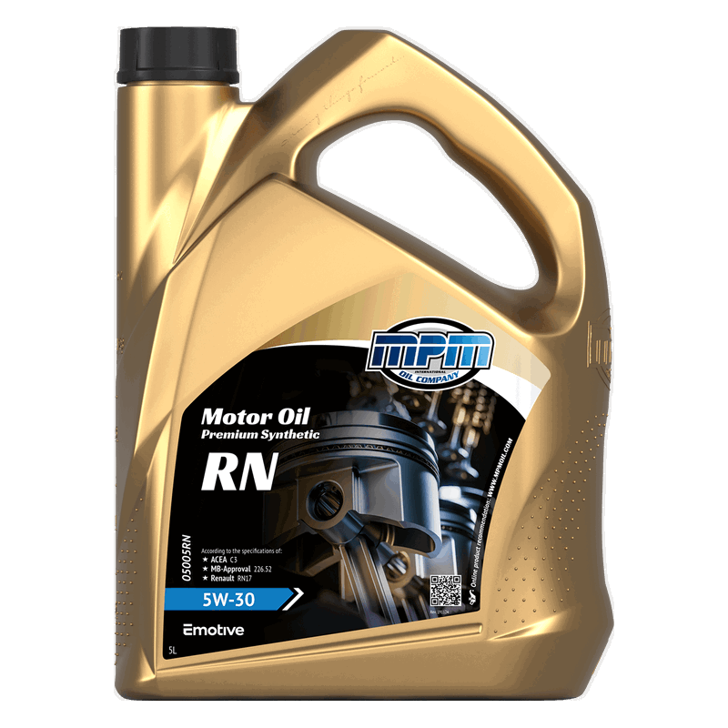 MPM Motor Oil Premium Synthetic RN 5W30 5L