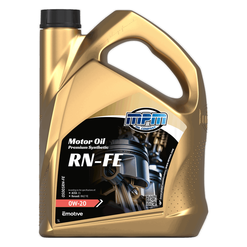 MPM Motor Oil Premium Synthetic RN-FE 0W20 5L