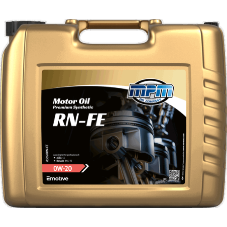 MPM Motor Oil Premium Synthetic RN-FE 0W20 20L