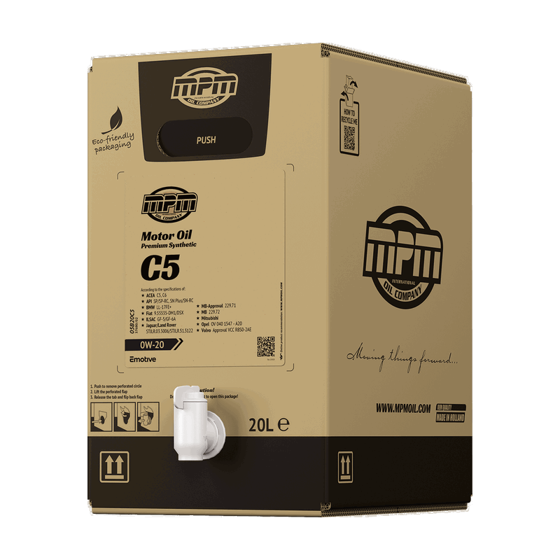 MPM Motor Oil Premium Synthetic C5 0W20 20L