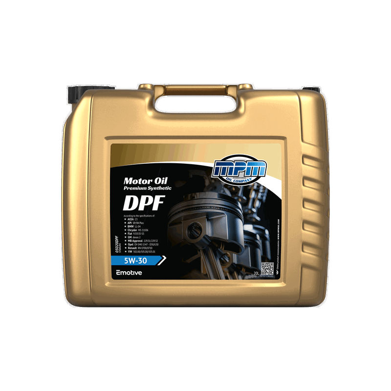 MPM Motor Oil Premium Synthetic DPF 5W30 20L