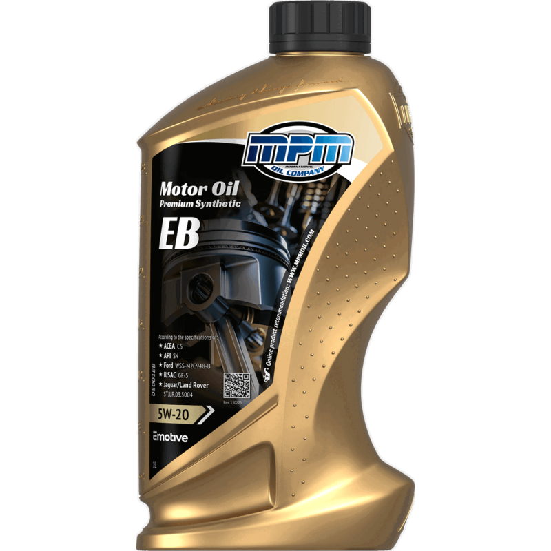 MPM Motor Oil Premium Synthetic EB 5W20 1L