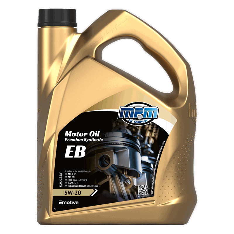 MPM Motor Oil Premium Synthetic EB 5W20 5L
