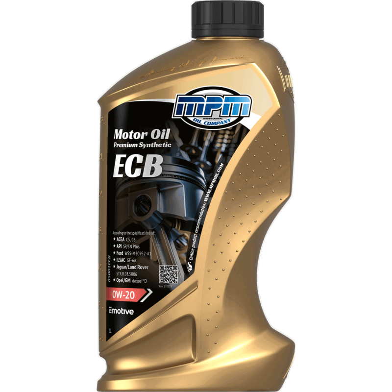 MPM Motor Oil Premium Synthetic ECB 0W20 1L