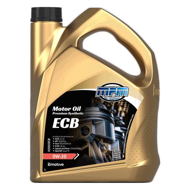 MPM Motor Oil Premium Synthetic ECB 0W20 5L