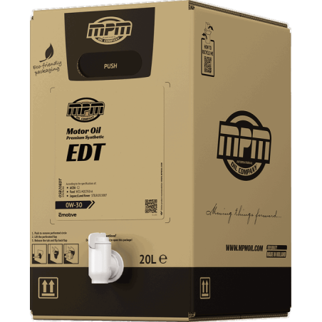 MPM Motor Oil Premium Synthetic EDT 0W30 20L