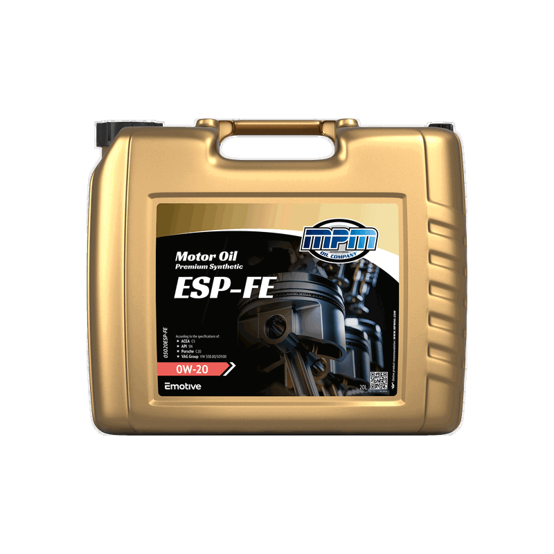 MPM Motor Oil Premium Synthetic ESP-FE 0W20 20L