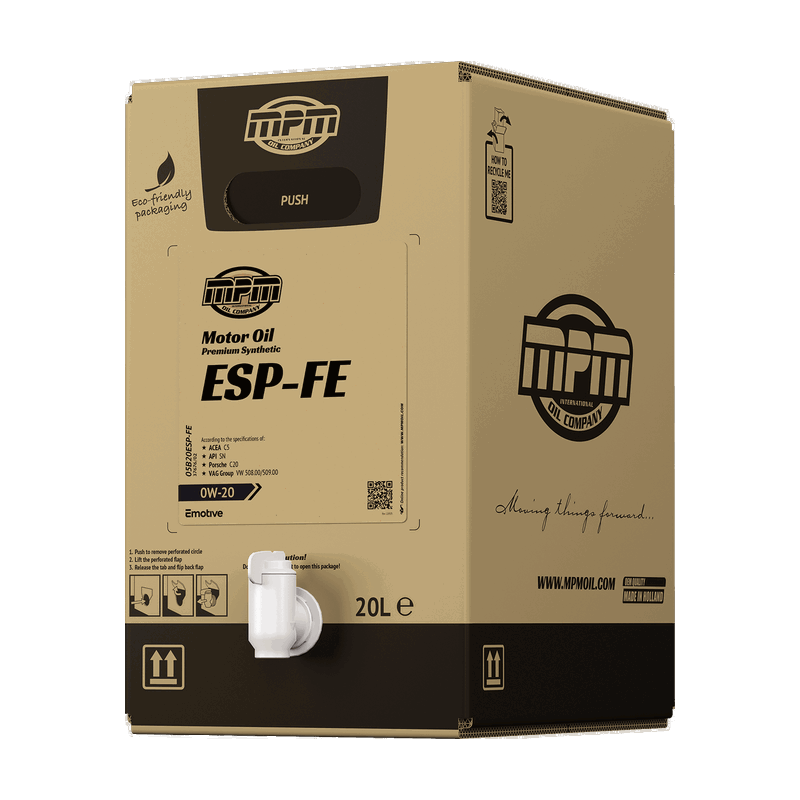 MPM Motor Oil Premium Synthetic ESP-FE 0W20 20L