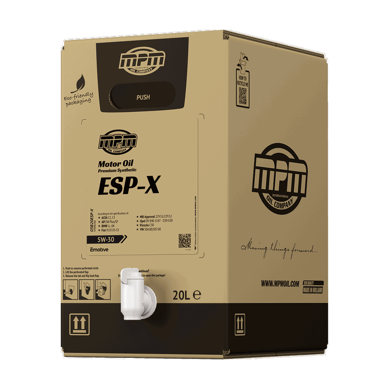 MPM Motor Oil Premium Synthetic ESP-X 5W30 20L