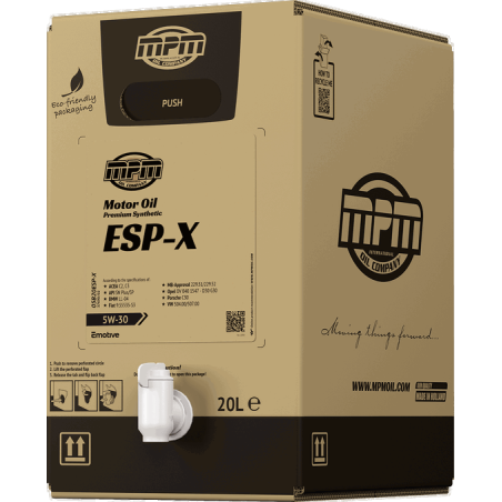 MPM Motor Oil Premium Synthetic ESP-X 5W30 20L