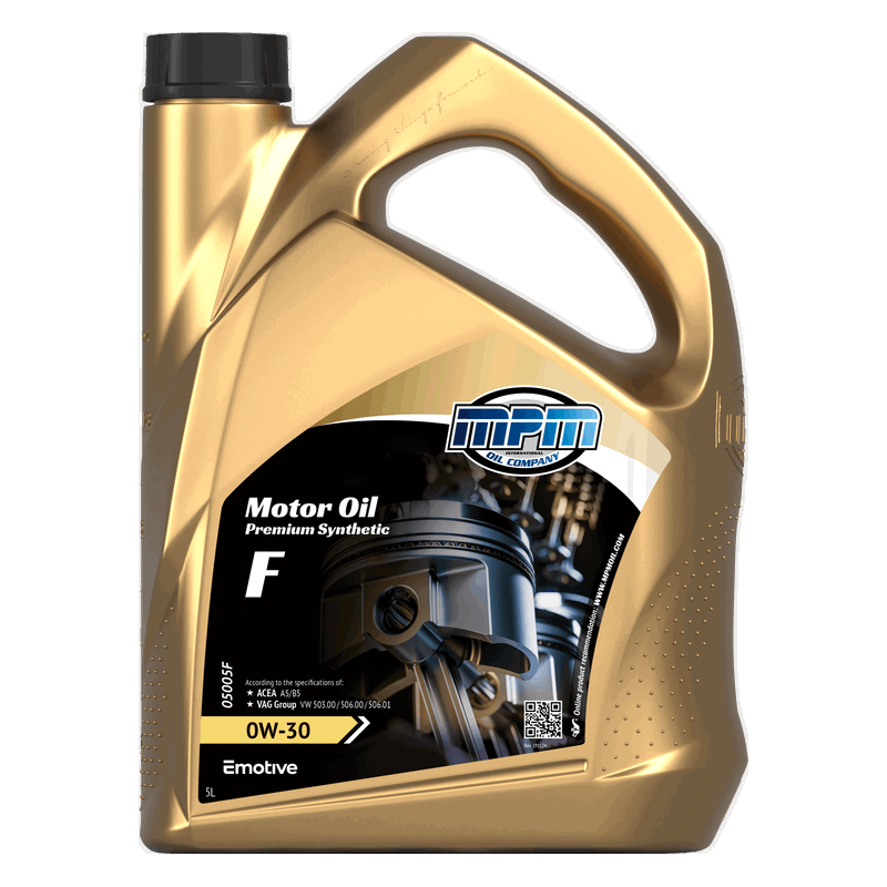 MPM Motor Oil Premium Synthetic F 0W30 5L