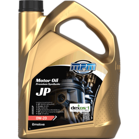 MPM Motor Oil Premium Synthetic JP 0W20 5L