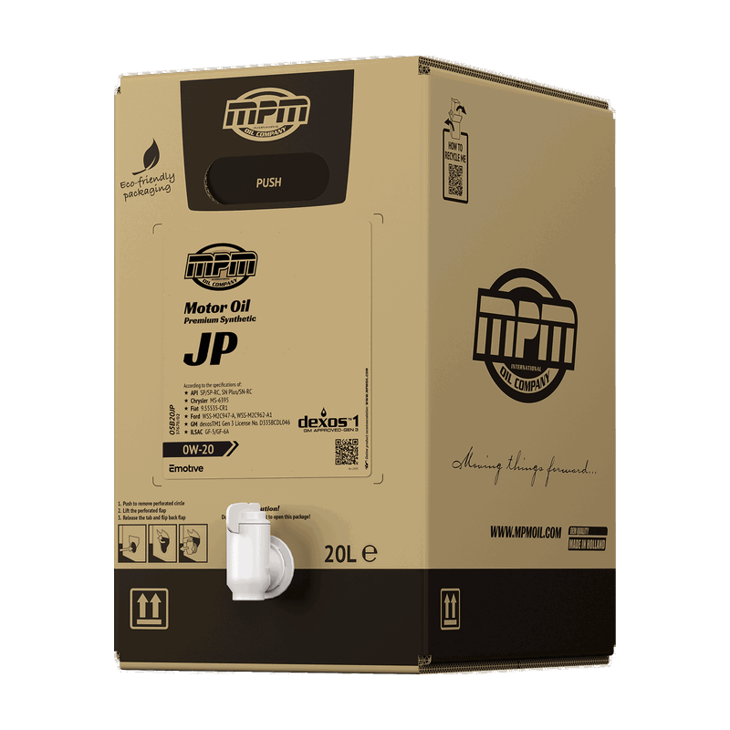 MPM Motor Oil Premium Synthetic JP 0W20 20L