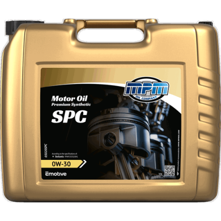 MPM Motor Oil Premium Synthetic SPC 0W30 20L